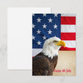 Carte Joyeux 4 juillet (Devant / Derrière)