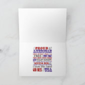 Carte Joyeux 4 juillet (Intérieur)