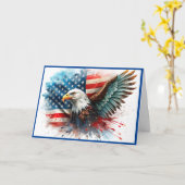 Carte Joyeux 4 juillet (Fleur jaune)