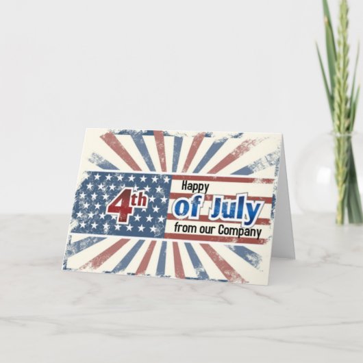 Carte Joyeux 4 juillet (Devant)