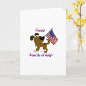 Carte Joyeux 4 juillet ! (Fleur jaune)