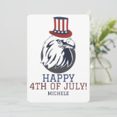 Carte Joyeux 4 juillet fête de l'indépendance (Debout devant)