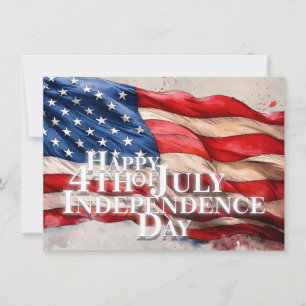 Carte Joyeux 4 juillet - Fête de l'Indépendance
