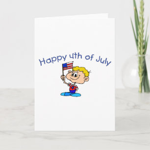 Carte Joyeux 4 juillet (Garçon)