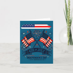Carte Joyeux 4 juillet pour la fête de l'indépendance
