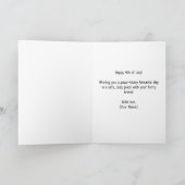 Carte Joyeux 4 Juillet shih tzu pas chien drapeau des US (Intérieur)