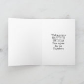 Carte Joyeux 4e anniversaire (Intérieur)