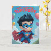 Carte Joyeux 4e anniversaire (Fleur jaune)