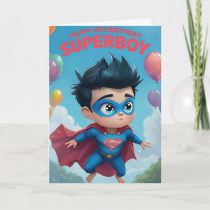 Carte Joyeux 4e anniversaire