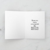 Carte Joyeux 4e anniversaire (Intérieur)