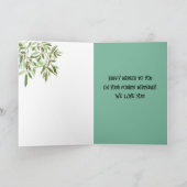 Carte Joyeux 4e anniversaire petit-fils Koala faune (Intérieur)