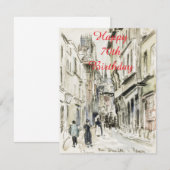 Carte Joyeux 50e anniversaire (Devant / Derrière)