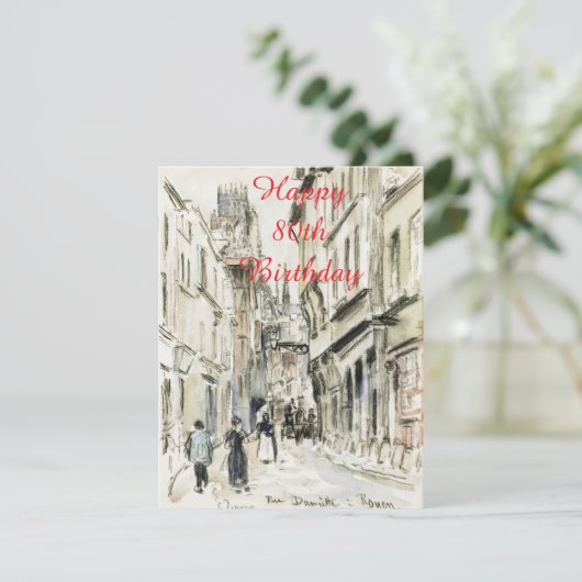 Carte Joyeux 50e anniversaire (Debout devant)