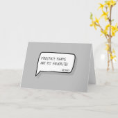 Carte "Joyeux 50e anniversaire" | Amusante blague d'exam (Fleur jaune)