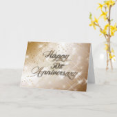 Carte Joyeux 50e Anniversaire (anniversaire de mariage) (Fleur jaune)