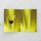 Carte Joyeux 50e anniversaire d'or (Intérieur)