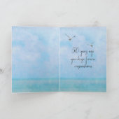 Carte Joyeux 50e anniversaire Tropical Window (Intérieur)