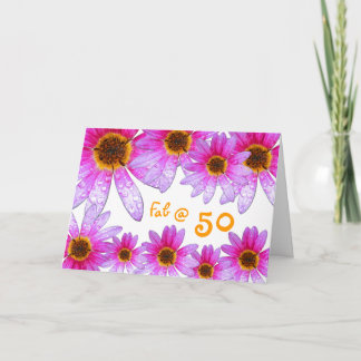 Carte Joyeux 50ème anniversaire !