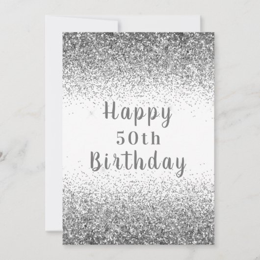 Carte Joyeux 50ème anniversaire de la typographie de la (Devant)