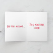 Carte Joyeux 50ème anniversaire vous souhaitant une merv (Intérieur)