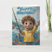 Carte Joyeux 5e anniversaire (Devant)