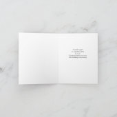 Carte Joyeux 5e anniversaire Mariage, Couple Silhouette (Intérieur)