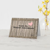 Carte Joyeux 5ème anniversaire de mariage (Fleur jaune)