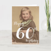 Carte Joyeux 60e anniversaire (Devant)