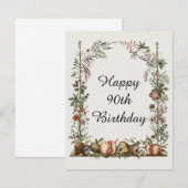 Carte Joyeux 60e anniversaire (Devant / Derrière)