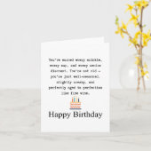 Carte Joyeux 60e anniversaire (Fleur jaune)