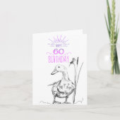 Carte Joyeux 60e anniversaire (Devant)