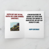 Carte Joyeux 60e anniversaire de Not Over the Hill (Intérieur)
