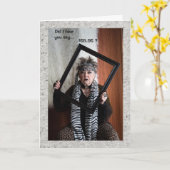 Carte Joyeux 60ème anniversaire avec une tournure humori (Fleur jaune)