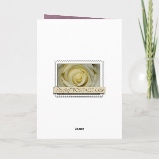 Carte Joyeux 60ème anniversaire en rose et violet (Dos)