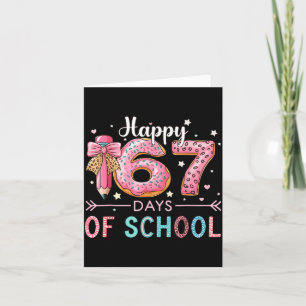 Carte Joyeux 67 Jours D'école Six Sept Meme Garçon Fille