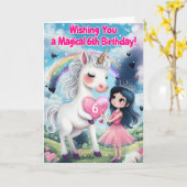 Carte Joyeux 6e anniversaire (Fleur jaune)