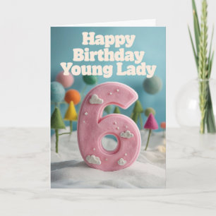 Carte Joyeux 6e anniversaire