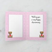 Carte Joyeux 6e Anniversaire, Personnalisable (Intérieur)