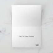 Carte Joyeux 70e anniversaire de Mariage Platinum maman  (Intérieur)