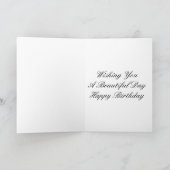 Carte Joyeux 78e Anniversaire Fleur (Intérieur)