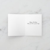 Carte Joyeux 78e anniversaire Fleur blanche (Intérieur)