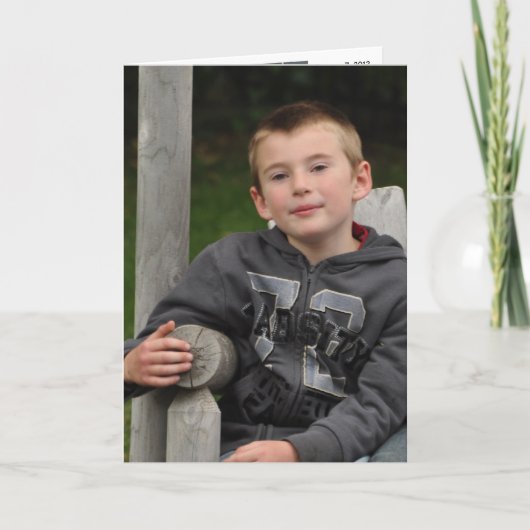 Carte Joyeux 7e anniversaire (Devant)