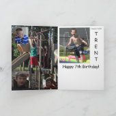 Carte Joyeux 7e anniversaire (Intérieur)