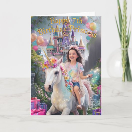 Carte Joyeux 7e anniversaire (Devant)