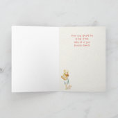 Carte Joyeux 7e anniversaire pour le coq, le chien et le (Intérieur)