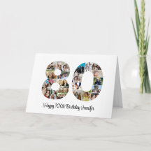 Joyeux 80e anniversaire Numéro 80 Photo personnali