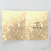 Carte Joyeux 80e anniversaire Salutation (Intérieur)