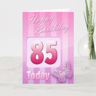 Carte Joyeux 85e anniversaire Grand Mère Grande-tante ma