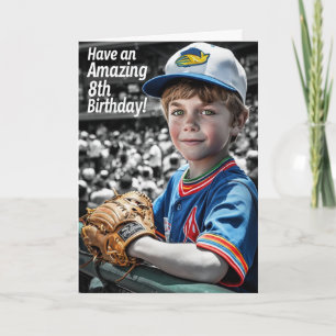 Carte Joyeux 8e anniversaire