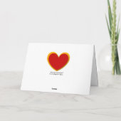 Carte Joyeux 8e Anniversaire de Mariage Chevrons Dorés B (Dos)